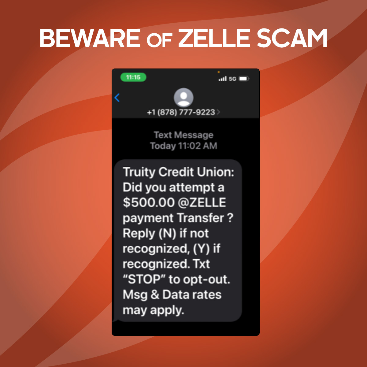 Beware of Zelle Scam
